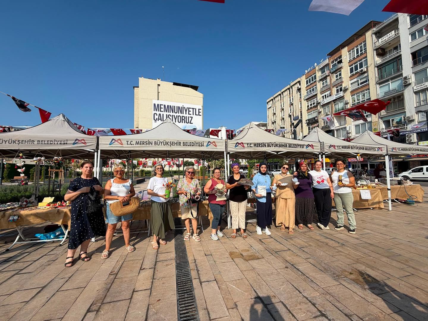 Mersin’de Üretici Kadın Stantları Ziyaretçilerini Bekliyor